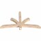 Ekena Millwork Davenport Smooth Timber Gable Bracket, Douglas Fir, 60"W x 35"H x 3 1/2"D x 3 1/2"F, 14/12 Pitch GBW060X35X0404DAV00SDF - alternate 5